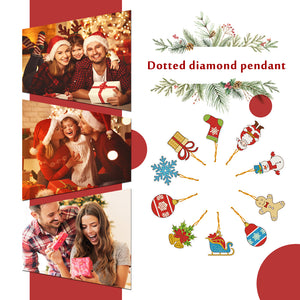 DIY Diamond Special Shape One-sided Hanging Christmas Ornament Prop (GS07)