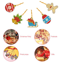 Load image into Gallery viewer, DIY Diamond Special Shape One-sided Hanging Christmas Ornament Prop (GS07)
