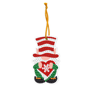 DIY Diamond Special Shape One-sided Hanging Christmas Ornament Prop (GS09)
