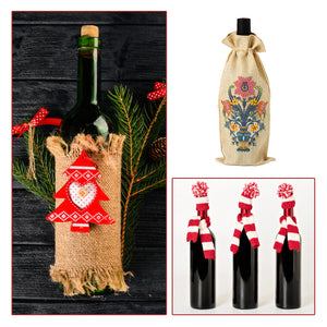 Diamond Painting Wine Bag 5D DIY Mosaic Special Drill Bottle Bag (TB019)