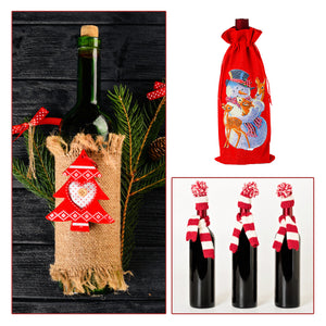 Diamond Painting Wine Bag 5D DIY Mosaic Special Drill Bottle Bag (TB025)