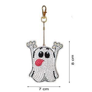 DIY Full Special-shaped Drill Diamond Painting Keychain Pendant (DSK007)