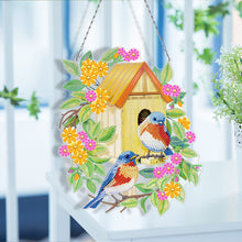 Load image into Gallery viewer, DIY Diamond Painting Double-sided Hanging Flower Wreath Kit (YH202)

