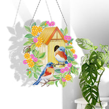 Load image into Gallery viewer, DIY Diamond Painting Double-sided Hanging Flower Wreath Kit (YH202)
