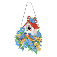 Load image into Gallery viewer, DIY Diamond Painting Double-sided Hanging Flower Wreath Kit (YH204)
