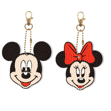 Load image into Gallery viewer, 2x DIY Full Special Shape Diamond Painting Keychain Bag Decor Kit (DYSK03)
