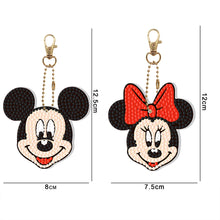 Load image into Gallery viewer, 2x DIY Full Special Shape Diamond Painting Keychain Bag Decor Kit (DYSK03)
