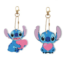 Load image into Gallery viewer, 2x DIY Full Special Shape Diamond Painting Keychain Bag Decor Kit (DYSK05)
