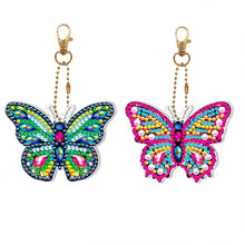 Load image into Gallery viewer, 2x DIY Full Special Shape Diamond Painting Keychain Bag Decor Kit (DYSK07)
