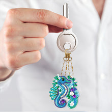 Load image into Gallery viewer, 2x DIY Full Special Shape Diamond Painting Keychain Bag Decor Kit (DYSK09)
