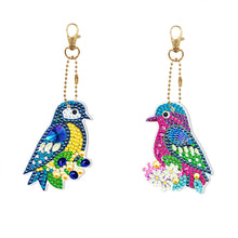 Load image into Gallery viewer, 2x DIY Full Special Shape Diamond Painting Keychain Bag Decor Kit (DYSK10)
