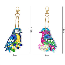 Load image into Gallery viewer, 2x DIY Full Special Shape Diamond Painting Keychain Bag Decor Kit (DYSK10)
