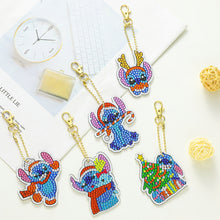 Load image into Gallery viewer, 5x Diamond Painting Christmas DIY Keychain Bag Pendant Jewelry Decor (T-15)
