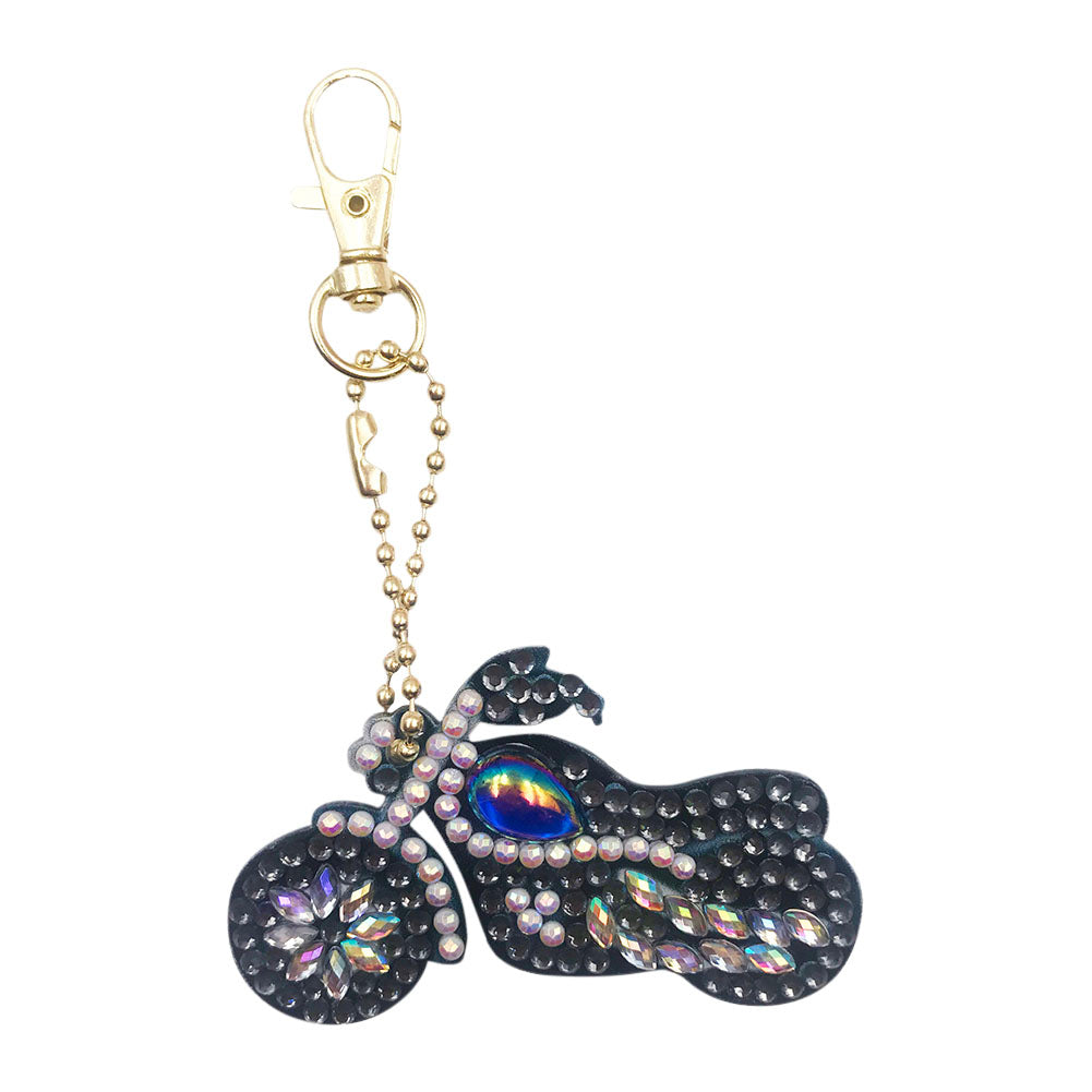 Double Sided Special Shaped Drill Keychains Hanging Ornament DIY Kid Adult Gifts