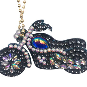 Double Sided Special Shaped Drill Keychains Hanging Ornament DIY Kid Adult Gifts