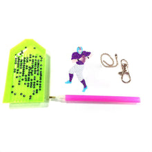 Load image into Gallery viewer, 5pcs Diamond Keychains Art Craft DIY Double-sided Kid Adult Gifts (AA989)
