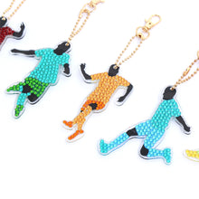 Load image into Gallery viewer, 5pcs Diamond Keychains Art Craft DIY Double-sided Kid Adult Gifts (AA990)
