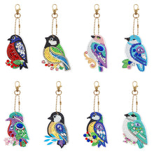 Load image into Gallery viewer, 5pcs Diamond Painting Keychain DIY Bird Animal Key Ring Pendants (YSK092)
