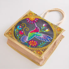 Load image into Gallery viewer, 5D Diamond Painting Handbag DIY Bird Linen Shopping Storage Bags (GT5010)
