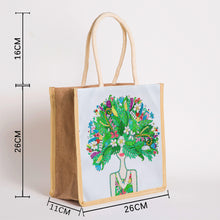 Load image into Gallery viewer, 5D Diamond Painting Handbag DIY Beauty Linen Shopping Storage Bags (GT5013)
