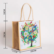 Load image into Gallery viewer, 5D Diamond Painting Handbag DIY Summer Linen Shopping Storage Bags (GT5016)
