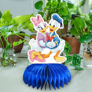 9x Cartoon Mouse Duck 3D Honeycomb Party Center Baby Shower Decor Supplies