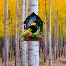 Load image into Gallery viewer, Hanging Bird House DIY Diamond Painting Wooden Bird Nest Hut Cage (NW02)
