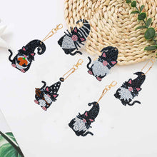 Load image into Gallery viewer, 6pcs/set Diamond Painting Keychains DIY Art Craft Key Chains Ring Holder Jewelry
