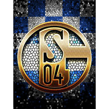 Load image into Gallery viewer, Schalke 04 Football Team Logo 30*40CM(Canvas) Full Round Drill Diamond Painting
