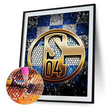 Load image into Gallery viewer, Schalke 04 Football Team Logo 30*40CM(Canvas) Full Round Drill Diamond Painting
