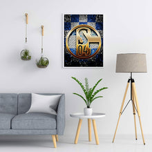 Load image into Gallery viewer, Schalke 04 Football Team Logo 30*40CM(Canvas) Full Round Drill Diamond Painting
