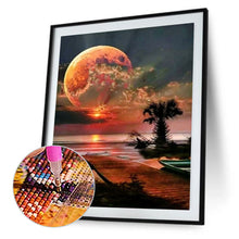 Load image into Gallery viewer, Seaside Sunrise 40*50CM(Canvas) Full Round Drill Diamond Painting
