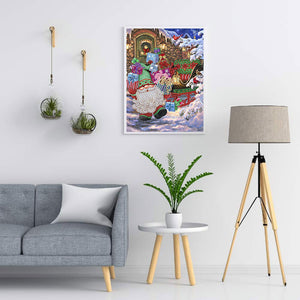 Goblin 30*40CM(Canvas) Partial Special Shaped Drill Diamond Painting