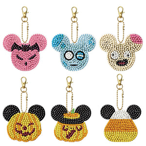 DIY Point Drill Keychains Cute Spot Drawing Kit Keychain for Gift (YS054)