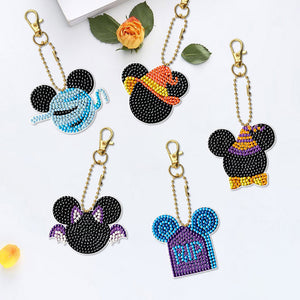 DIY Point Drill Keychains Cute Spot Drawing Kit Keychain for Gift (YS056)