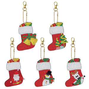 DIY Point Drill Keychains Cute Spot Drawing Kit Keychain for Gift (YS058)