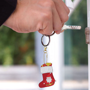 DIY Point Drill Keychains Cute Spot Drawing Kit Keychain for Gift (YS058)