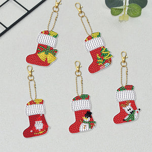 DIY Point Drill Keychains Cute Spot Drawing Kit Keychain for Gift (YS058)