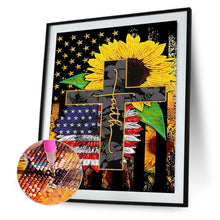 Load image into Gallery viewer, Cross 30*40CM(Canvas) Partial Special Shaped Drill Diamond Painting
