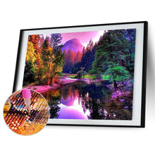 Load image into Gallery viewer, Lakeside 50*40CM(Canvas) Full Round Drill Diamond Painting
