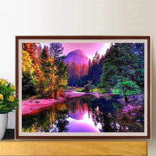 Load image into Gallery viewer, Lakeside 50*40CM(Canvas) Full Round Drill Diamond Painting
