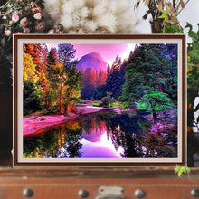 Load image into Gallery viewer, Lakeside 50*40CM(Canvas) Full Round Drill Diamond Painting
