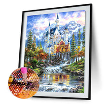 Load image into Gallery viewer, Forest Castle 40*50CM(Canvas) Full Round Drill Diamond Painting
