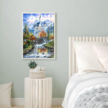 Load image into Gallery viewer, Forest Castle 40*50CM(Canvas) Full Round Drill Diamond Painting
