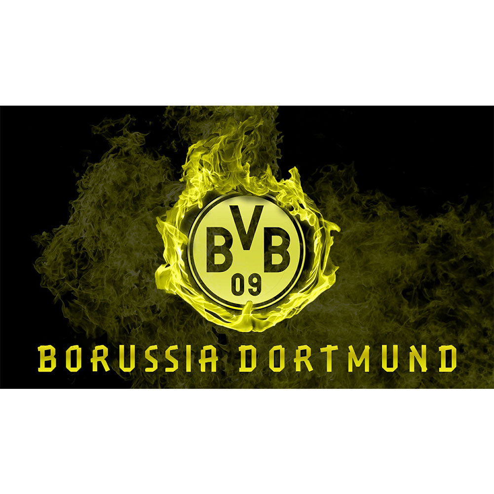 Dortmund Football Club Logo 70*40CM(Canvas) Full Round Drill Diamond Painting