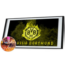 Load image into Gallery viewer, Dortmund Football Club Logo 70*40CM(Canvas) Full Round Drill Diamond Painting
