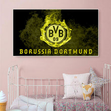 Load image into Gallery viewer, Dortmund Football Club Logo 70*40CM(Canvas) Full Round Drill Diamond Painting
