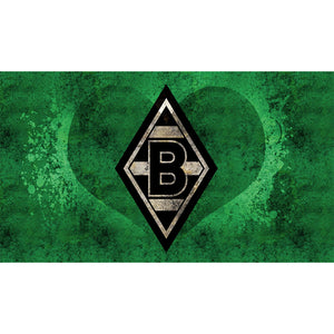 Monchengladbach Football Club Logo 70*40CM(Canvas) Full Round Drill Diamond Painting