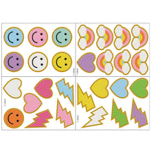 Load image into Gallery viewer, DIY Diamond Painting Stickers with Tools Cartoon 4 Sheets for Notebook Cup Phone
