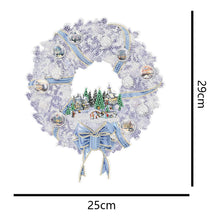 Load image into Gallery viewer, 25cm DIY Christmas Wreath Art Acylic Crystal Rhinestone Hanging Crafts (HH070)

